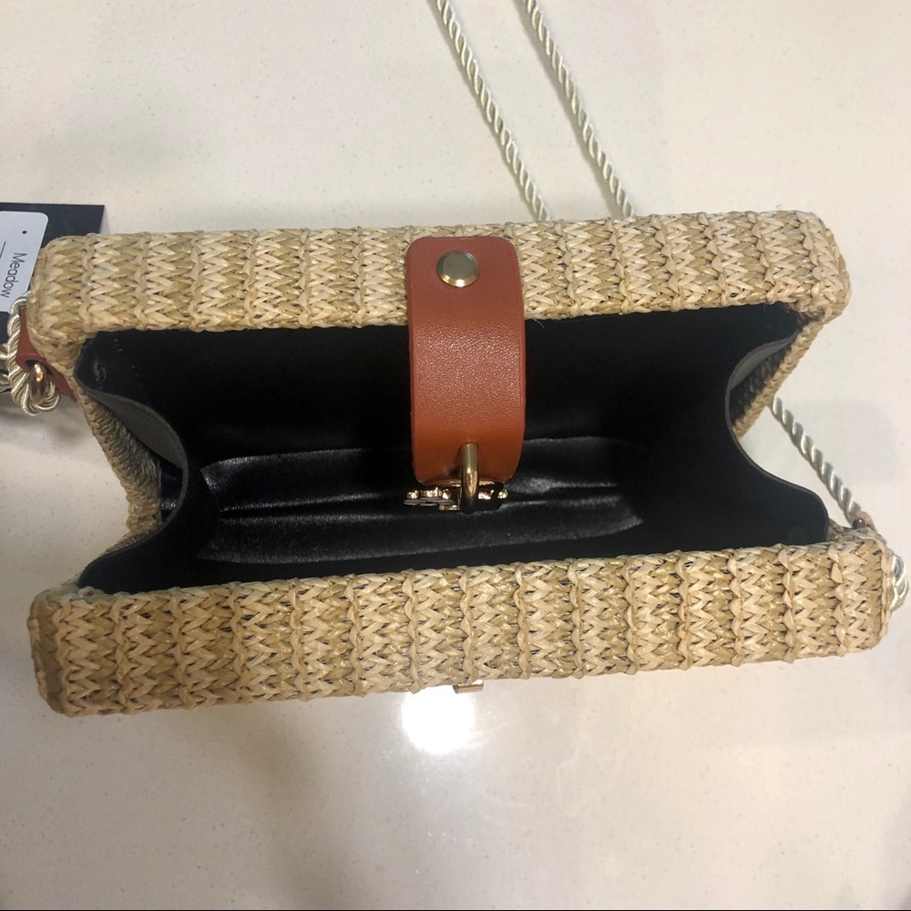 Meadow, Picnic Basket inspired Shoulder Bag BEIGE - Picture 9 of 9